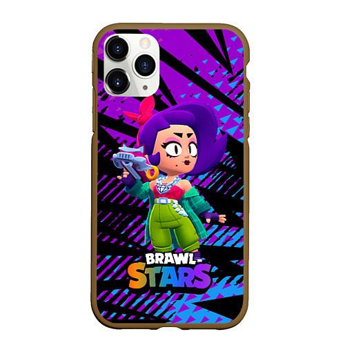 Чехол iPhone 11 Pro матовый Лола Brawl stars Игра / 3D-Коричневый – фото 1