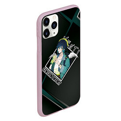 Чехол iPhone 11 Pro матовый Venti Венти, Genshin Impact, цвет: 3D-розовый — фото 2