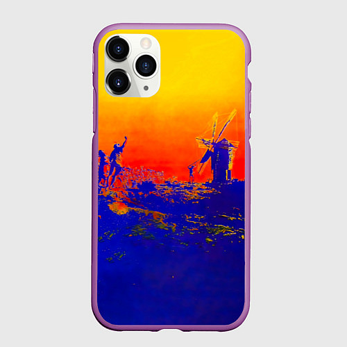 Чехол iPhone 11 Pro матовый Music from the Film More - Pink Floyd / 3D-Фиолетовый – фото 1