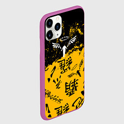 Чехол iPhone 11 Pro матовый Паттерн Tokyo Revengers, цвет: 3D-фиолетовый — фото 2