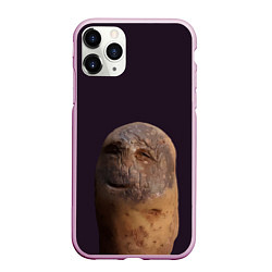 Чехол iPhone 11 Pro матовый Уставший картофель, цвет: 3D-розовый