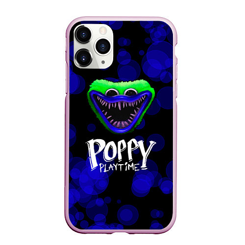 Чехол iPhone 11 Pro матовый Poppy Playtime воздушные шары / 3D-Розовый – фото 1