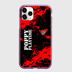 Чехол iPhone 11 Pro матовый POPPY PLAYTIME ИГРА ПОППИ ПЛЕЙТАЙМ ХАГГИ ВАГГИ