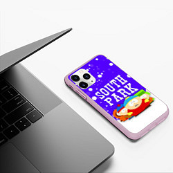 Чехол iPhone 11 Pro матовый SOUTH PARK ЮЖНЫЙ ПАРК, цвет: 3D-розовый — фото 2