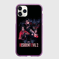 Чехол iPhone 11 Pro матовый RE 2 Remaster, цвет: 3D-фиолетовый