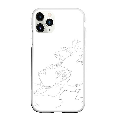 Чехол iPhone 11 Pro матовый Аматэрасу / 3D-Белый – фото 1