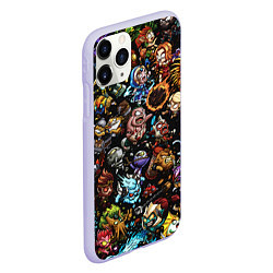 Чехол iPhone 11 Pro матовый DOTA 2 ВСЕ ПЕРСОНАЖИ В ЦВЕТЕ, цвет: 3D-светло-сиреневый — фото 2
