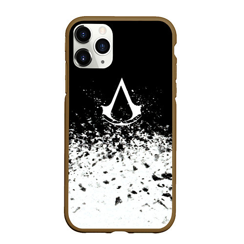 Чехол iPhone 11 Pro матовый Assassins creed ассасины / 3D-Коричневый – фото 1