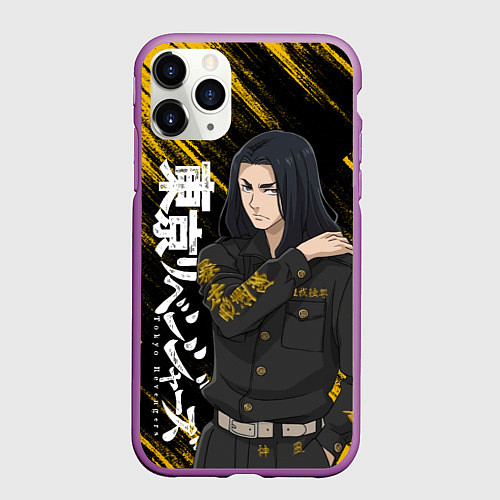 Чехол iPhone 11 Pro матовый КЕЙСКЕ БАДЖИ VALHALLA / 3D-Фиолетовый – фото 1