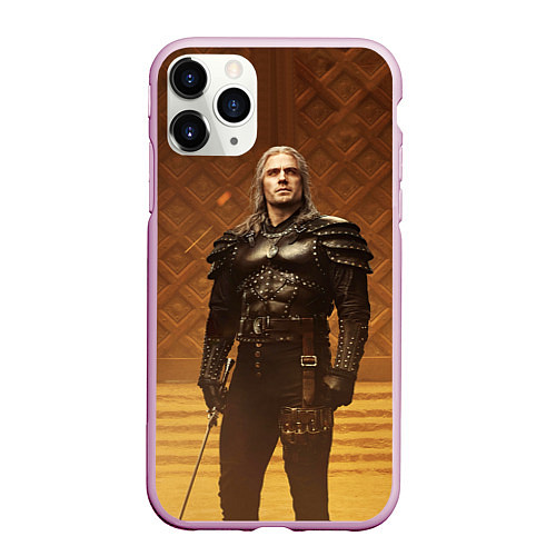 Чехол iPhone 11 Pro матовый ВЕДЬМАК ПРОМО 2 СЕЗОН / 3D-Розовый – фото 1