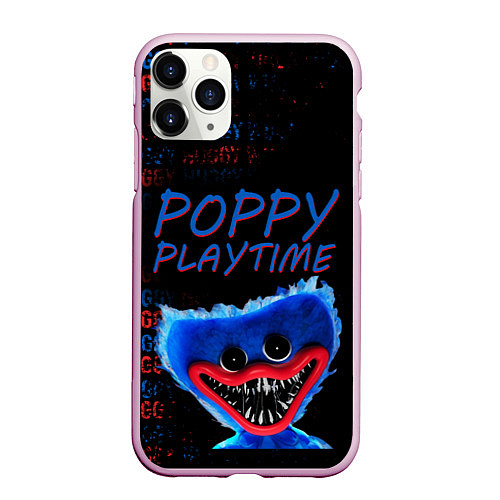 Чехол iPhone 11 Pro матовый Хагги ВАГГИ Poppy Playtime / 3D-Розовый – фото 1