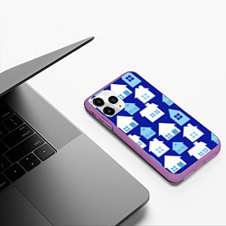 Чехол iPhone 11 Pro матовый Хочу дом, цвет: 3D-фиолетовый — фото 2
