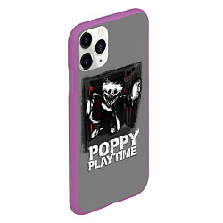 Чехол iPhone 11 Pro матовый POPPY PLAYTIME - ПОППИ ПЛЕЙТАЙМ РИСУНОК, цвет: 3D-фиолетовый — фото 2