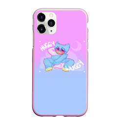 Чехол iPhone 11 Pro матовый POPPY PLAYTIME - ХАГГИ ВАГГИ С ПОДУШКОЙ, цвет: 3D-розовый