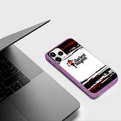 Чехол iPhone 11 Pro матовый Darkest Dungeon - Факел, цвет: 3D-фиолетовый — фото 2