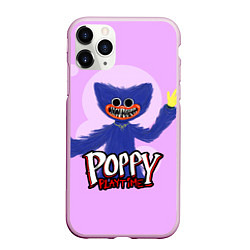 Чехол iPhone 11 Pro матовый POPPY PLAYTIME ИГРА ПОППИ ПЛЕЙТАЙМ ХАГГИ ВАГГИ, цвет: 3D-розовый