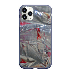 Чехол iPhone 11 Pro матовый Кровавая пленка, цвет: 3D-серый