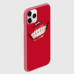 Чехол iPhone 11 Pro матовый Sukunas Smile, цвет: 3D-малиновый — фото 2