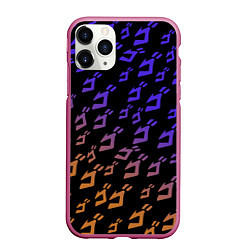 Чехол iPhone 11 Pro матовый JOJOS BIZARRE ADVENTURE PATTERN