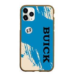 Чехол iPhone 11 Pro матовый Buick Logo emblem, цвет: 3D-коричневый