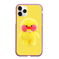 Чехол iPhone 11 Pro матовый УТЯ УТЕНОК ЛАЛАФАНФАН, цвет: 3D-фиолетовый