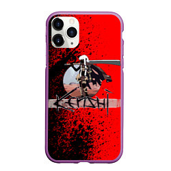 Чехол iPhone 11 Pro матовый KENSHI КЕНШИ, цвет: 3D-фиолетовый