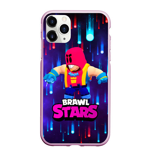 Чехол iPhone 11 Pro матовый GROM BRAWL STARS ГРОМ БРАВЛ СТАРС / 3D-Розовый – фото 1