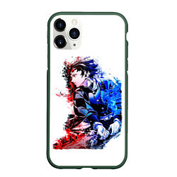 Чехол iPhone 11 Pro матовый Танджиро demon slayer