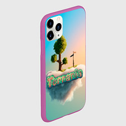 Чехол iPhone 11 Pro матовый Облако в Террарии, цвет: 3D-фиолетовый — фото 2