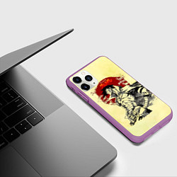 Чехол iPhone 11 Pro матовый Камина Гуррен-Лаганн, цвет: 3D-фиолетовый — фото 2