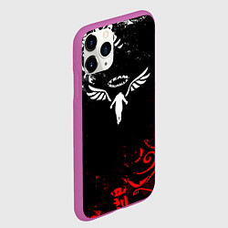 Чехол iPhone 11 Pro матовый WALHALLA TEAM LOGOBOMBING TOKYO REVENGERS, цвет: 3D-фиолетовый — фото 2