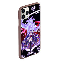 Чехол iPhone 11 Pro матовый SHOGUN RAIDEN SAMURAI DEMON GENSHIN IMPACT, цвет: 3D-коричневый — фото 2