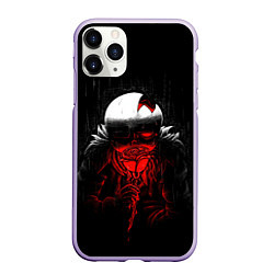 Чехол iPhone 11 Pro матовый UNDERTALE SANS BLOOD ROSE