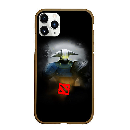 Чехол iPhone 11 Pro матовый HERO SVEN DOTA 2 / 3D-Коричневый – фото 1