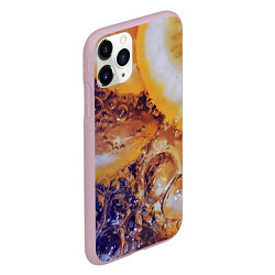 Чехол iPhone 11 Pro матовый Макро-Апельсинка, цвет: 3D-розовый — фото 2