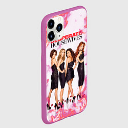 Чехол iPhone 11 Pro матовый Отчаянные домохозяйки, героини, цвет: 3D-фиолетовый — фото 2