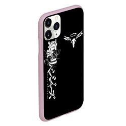 Чехол iPhone 11 Pro матовый TOKYO REVENGERS WALHALLA TEAM WHITE, цвет: 3D-розовый — фото 2