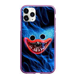 Чехол iPhone 11 Pro матовый POPPY PLAYTIME ХАГИ ВАГИ В ОГНЕ, цвет: 3D-фиолетовый