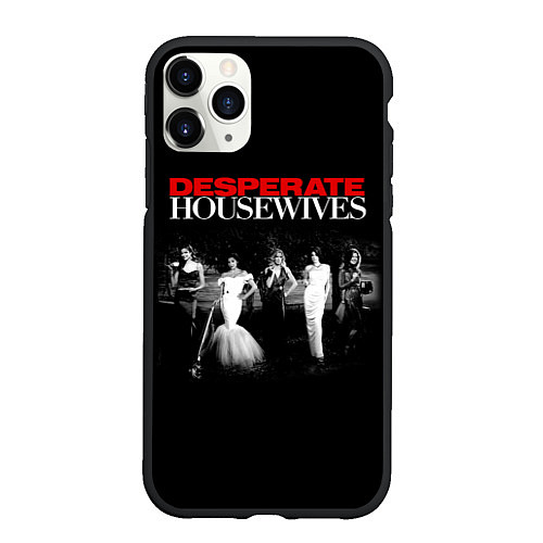 Чехол iPhone 11 Pro матовый Desperate Housewives летний сад / 3D-Черный – фото 1