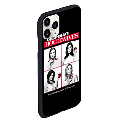 Чехол iPhone 11 Pro матовый Desperate Housewives с яблоками, цвет: 3D-черный — фото 2