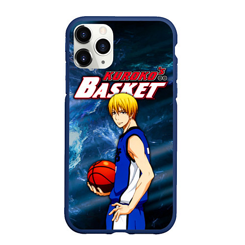 Чехол iPhone 11 Pro матовый Kuroko no Basuke, Kise Ryota Рёта Кисе / 3D-Тёмно-синий – фото 1