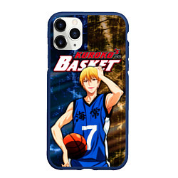 Чехол iPhone 11 Pro матовый Kuroko no Basuke, Рёта Кисе Kise Ryota, цвет: 3D-тёмно-синий