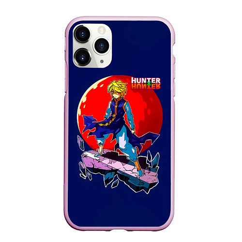 Чехол iPhone 11 Pro матовый Hunter x Hunter - Kurapika / 3D-Розовый – фото 1