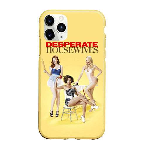 Чехол iPhone 11 Pro матовый Desperate Housewives - sexy / 3D-Желтый – фото 1