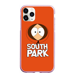 Чехол iPhone 11 Pro матовый Южный парк Кенни South Park, цвет: 3D-розовый
