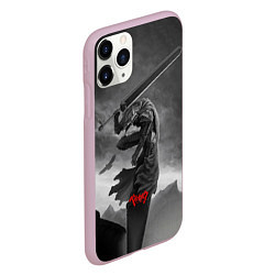 Чехол iPhone 11 Pro матовый BERSERK РИСУНОК, цвет: 3D-розовый — фото 2