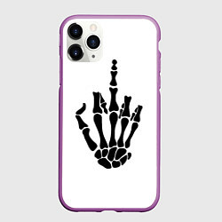 Чехол iPhone 11 Pro матовый Fuck you,чел