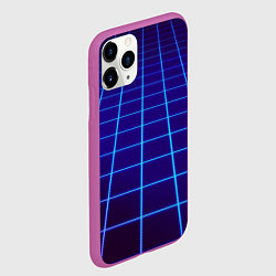 Чехол iPhone 11 Pro матовый NEON 3D WORLD, цвет: 3D-фиолетовый — фото 2
