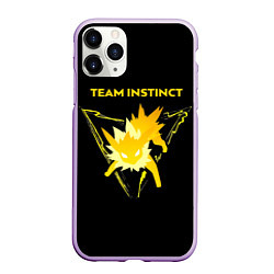 Чехол iPhone 11 Pro матовый Team Instinct - Pokemon GO