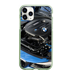 Чехол iPhone 11 Pro матовый BMW Engine Twin Power Turbo